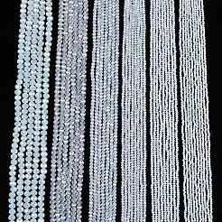 Стеклянные бусины с гальваническим покрытием &nbsp;LS-EGLA-A044-J3mm-B06