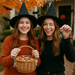 Наборы для изготовления брелоков своими руками на тему хэллоуина&nbsp;DIY-PH0030-62