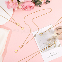 4 шт. ожерелье из нержавеющей стали 201&nbsp;NJEW-CA0001-22G