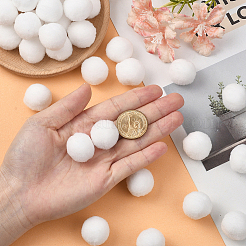 150шт полиэстеровый помпон-шар&nbsp;DIY-SC0031-33F