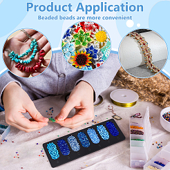 4 шт. акриловые доски для дизайна бусин FIND-BC0013-08A