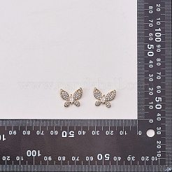 Покрытие стойки латунь микропаве прозрачные подвески из кубического циркония&nbsp;KK-SZ0005-41