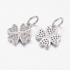 Латунные микро проложить кубического циркония подвески&nbsp;LS-ZIRC-P064-12P