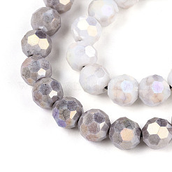 Антикоррозийные гальванические стеклянные бусины&nbsp;EGLA-T021-10mm-15-01