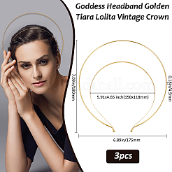 3 шт. Железные резинки для волос&nbsp;IFIN-BBC0001-02