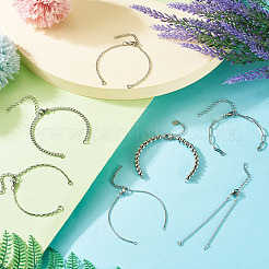 7 шт. 7 стиля из нержавеющей стали для самостоятельного изготовления браслета&nbsp;AJEW-TA00031