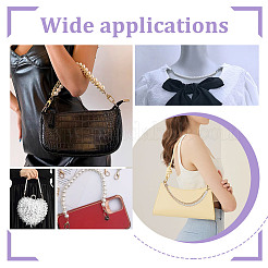 3 шт. 3 стиля цинковый сплав ABS искусственный жемчуг ремешок цепи&nbsp;PURS-GA0001-02