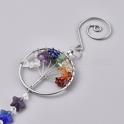 Хрустальная люстра призмы&nbsp;LS-AJEW-WH0021-50B