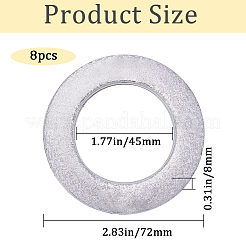 Пластиковые кольца для штор&nbsp;LS-AJEW-WH0368-39B