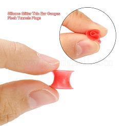 32 шт. 16 цвета силиконовые блеск тонкие ушные манометры плоть туннели заглушки&nbsp;FIND-YW0001-19B