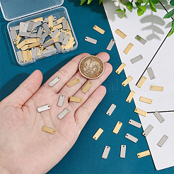 100 шт. 2 цвета 201 подвески из нержавеющей стали&nbsp;STAS-UN0054-26