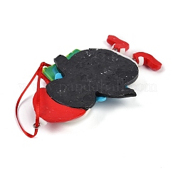 Рождественские подвесные украшения из ПВХ&nbsp;HJEW-S003-03F