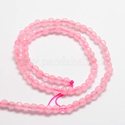 Окрашенная натуральный белый нефрит круглые бусины прядей&nbsp;G-E311-4mm-01