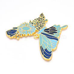 Подвески из эмалированного сплава с гальванопокрытием&nbsp;ENAM-N056-398E-G