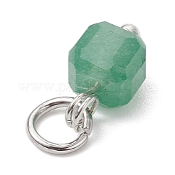 100 шт. 10 стиля подвесок-кубов из натурального камня&nbsp;PALLOY-JF04520-01