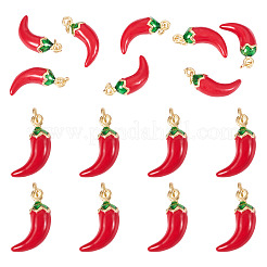 Кулоны с эмалью из латуни&nbsp;KK-TA0002-55