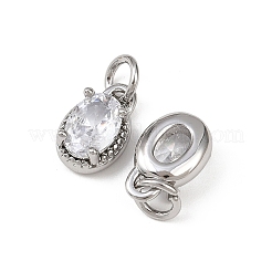 Латунные микро проложить кубического циркония подвески&nbsp;KK-H524-03P