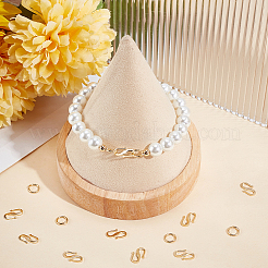 50 шт. латунные застежки-крючки&nbsp;KK-BBC0008-85G