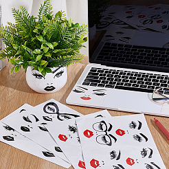 6 лист 6 стилей УФ-переводных наклеек&nbsp;DIY-PH0033-91