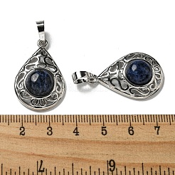 Природные подвески содалитом&nbsp;G-Q158-05P-21