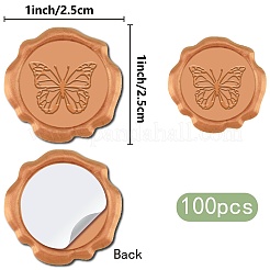 100шт. клейкие восковые наклейки&nbsp;DIY-CP0011-01A