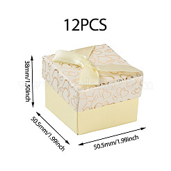 Бант картон бумага кольца подарочные коробки для хранения&nbsp;CON-TAC0001-16F