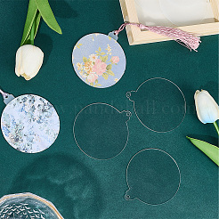 30шт прозрачные акриловые большие подвески&nbsp;MACR-SC0001-74