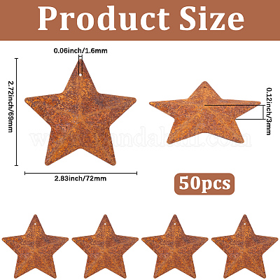 Подвески из ржавого железа&nbsp;IFIN-GF0001-61A-1