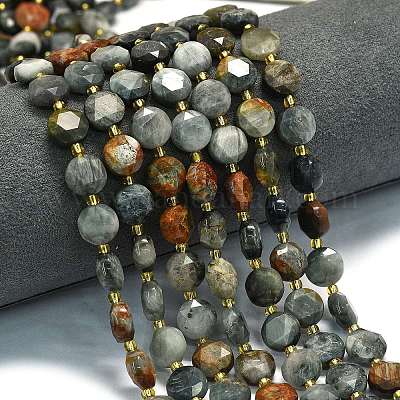 Натуральный орлиный глаз бусы&nbsp;G-C116-A153-01-1