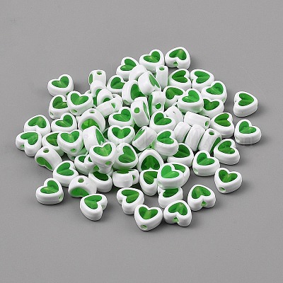 50шт пластиковые бусины&nbsp;KY-WH0006-03B-1