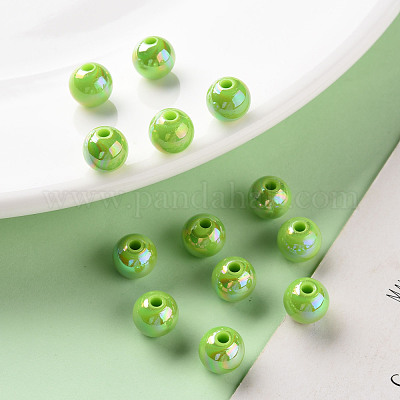 Непрозрачные акриловые бусины MACR-S370-D8mm-A06-1