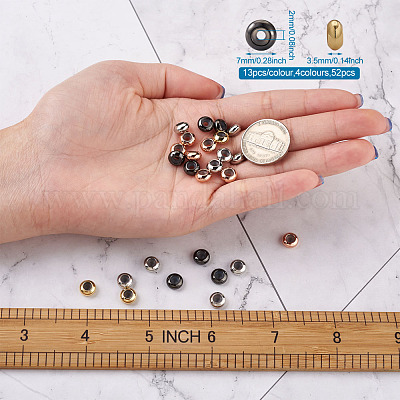 Латунные бусины&nbsp;KK-KS0001-17-NR-1