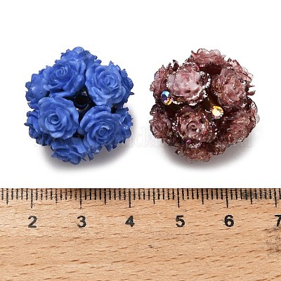 Бусины со стразами&nbsp;RESI-D015-01-1