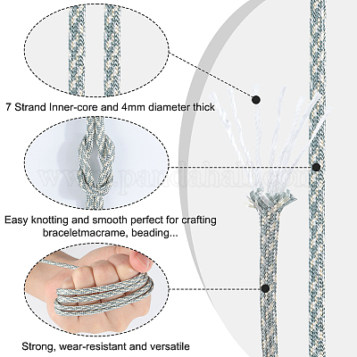 50м 7 внутренних сердечника из полиэстера и спандекса веревки-корды&nbsp;RCP-SP0001-01C-1