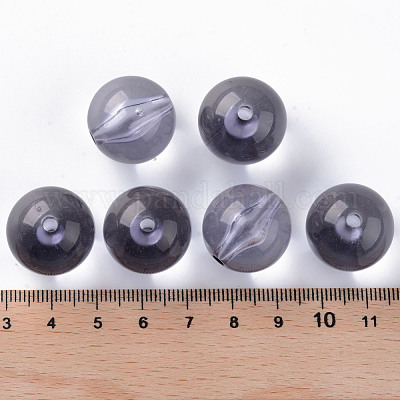 Прозрачные акриловые бусины&nbsp;MACR-S370-A20mm-769-1