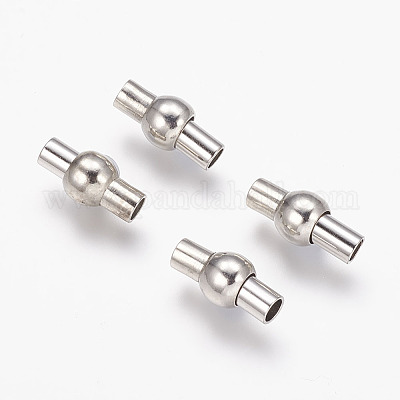 Латунные магнитные застежки с клеевыми концами&nbsp;LS-KK-G230-3mm-P-NF-1