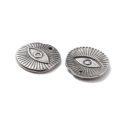 Подвески-кабошоны из нержавеющей стали 304 для эмали STAS-B024-11P-1