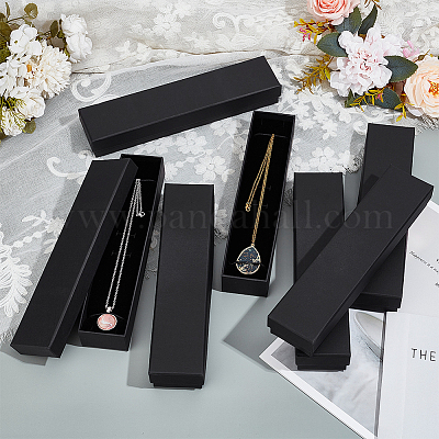 Картонные коробки ожерелья бумаги&nbsp;CON-WH0092-71-1