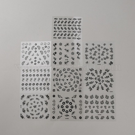 Пластиковые наклейки ногтей&nbsp;MRMJ-WH20004-19C-1