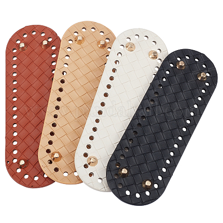 4 шт. 4-цветная овальная сумка из искусственной кожи с крючком&nbsp;PURS-WR0001-03-1