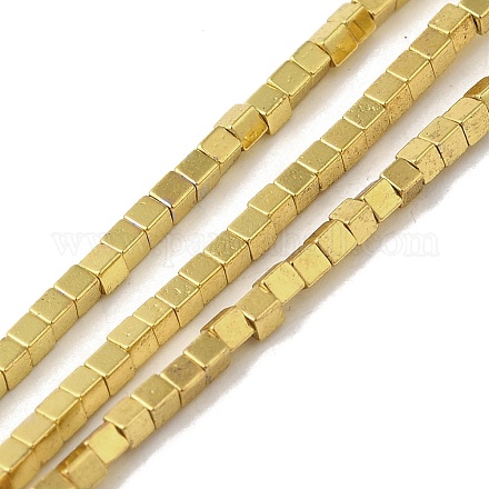 Гальванические нити из синтетических немагнитных гематитовых бусин G-I364-G01-G-1