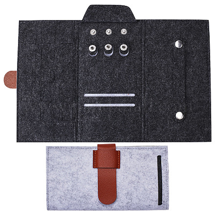 Сумки для хранения ювелирных изделий из войлочной ткани ODIS-WH0029-07-1