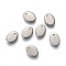 Non-Tarnish 304 Stainless Steel Chain Extender Drop, Stamping Blank Tag, Oval, Stainless Steel Color, 7x5x0.6mm, Hole: 1.2mm