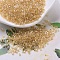 MIYUKI Delica Beads, Cylinder, Japanese Seed Beads, 11/0, (DB0099) Transparent Light Topaz Luster, 1.3x1.6mm, Hole: 0.8mm, about 10000pcs/bag, 50g/bag