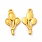Rack Plating Alloy Pendants, Balloon Charm, Matte Gold Color, 23.3x12.7x3mm, Hole: 1.6mm