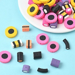 Смешанные формы ручной полимерной глины бусы&nbsp;LS-CLAY-R060-113