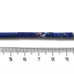 Синтетические окрашенные нити императорской яшмы&nbsp;G-D077-B01-12