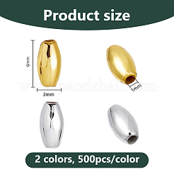 1000 шт. покрывающие экологически чистые пластиковые бусины KY-DC0001-44