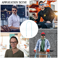 6 шт. 6-х цветные вощеные шнуры для очков&nbsp;AJEW-CN0004-79B