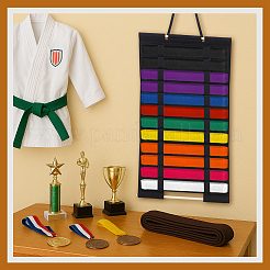 Сумка для хранения поясов для боевых искусств из нетканого материала&nbsp;AJEW-WH0816-355